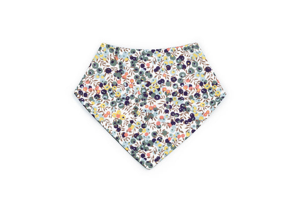 Hunter Ascot Baby Bib in Floral Liberty Print