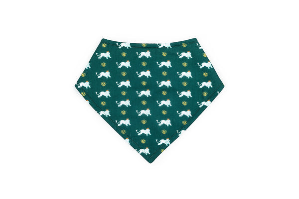 Teddy Ascot Baby Bib in Liberty Print