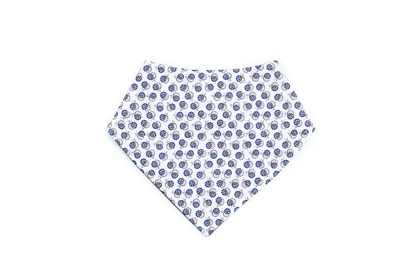 Malcolm Ascot Baby Bib in Liberty Print