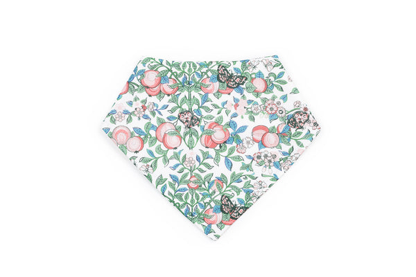 Brinkley Ascot Baby Bib in Floral Liberty Print