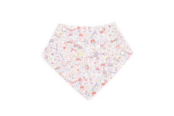 Clementine Ascot Baby Bib in Liberty Print