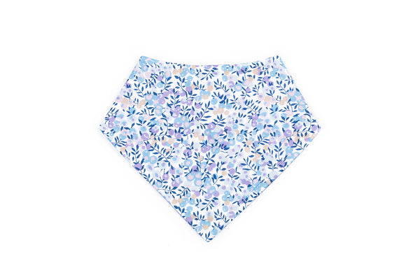 Georgiana Ascot Baby Bib in Floral Liberty Print