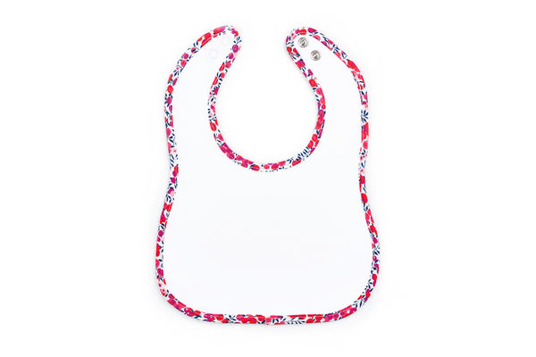 Isabella Classic Baby Bib in Floral Liberty Print